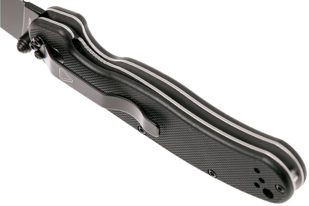 Ontario RAT-2 BP plain edge zwart, 8861