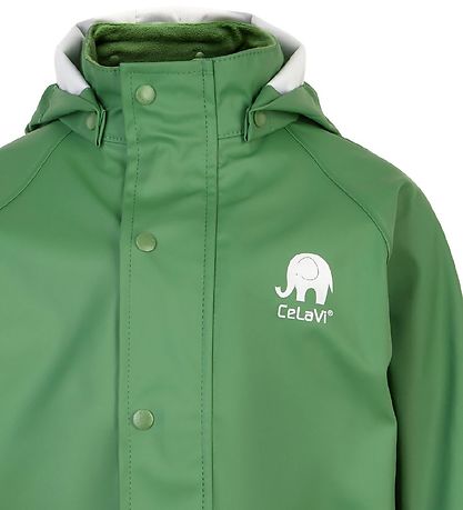 CeLaVi Regenkleidung m. Träger - PU - Ulme Green