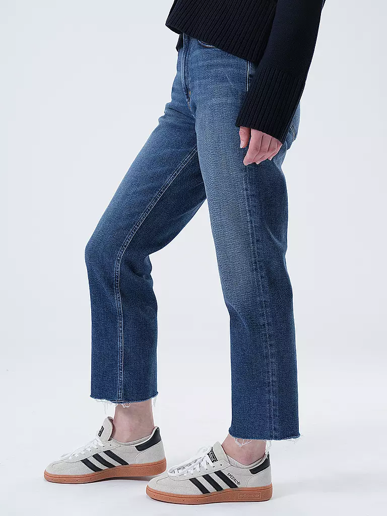 CITIZENS OF HUMANITY Highwaist Jeans Straight Fit 7/8 DAPHNE blau