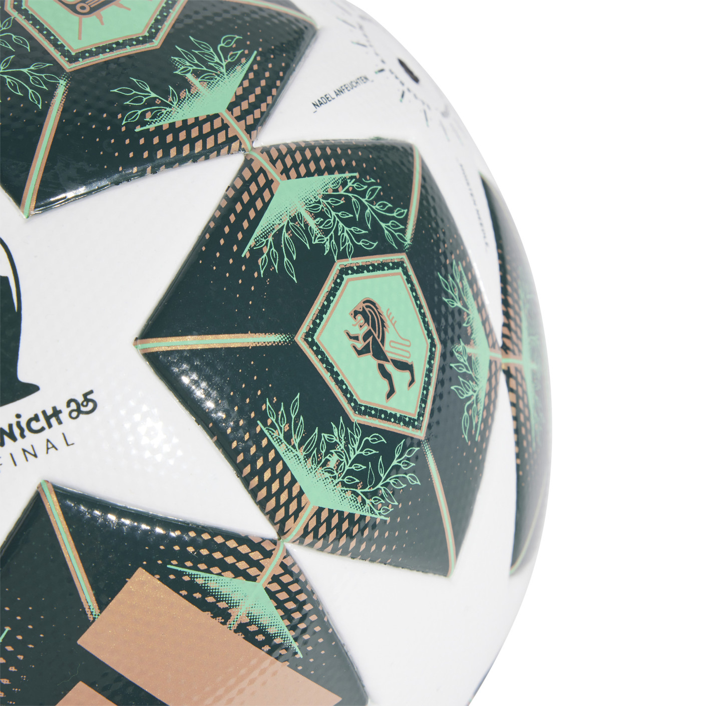 Adidas UEFA Champions League League Voetbal 2024-2025 Groen Wit Brons