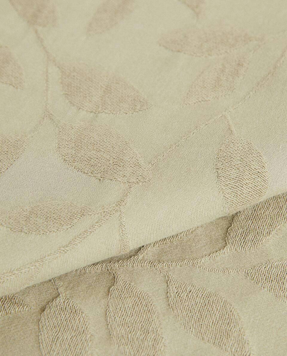 Guardanapos Jacquard com estampa de folhas (pacote com 2)