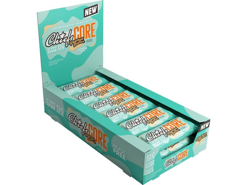 Chiefs Riegel Core Erdnussbutter 12 x 40 g Protein-Riegel