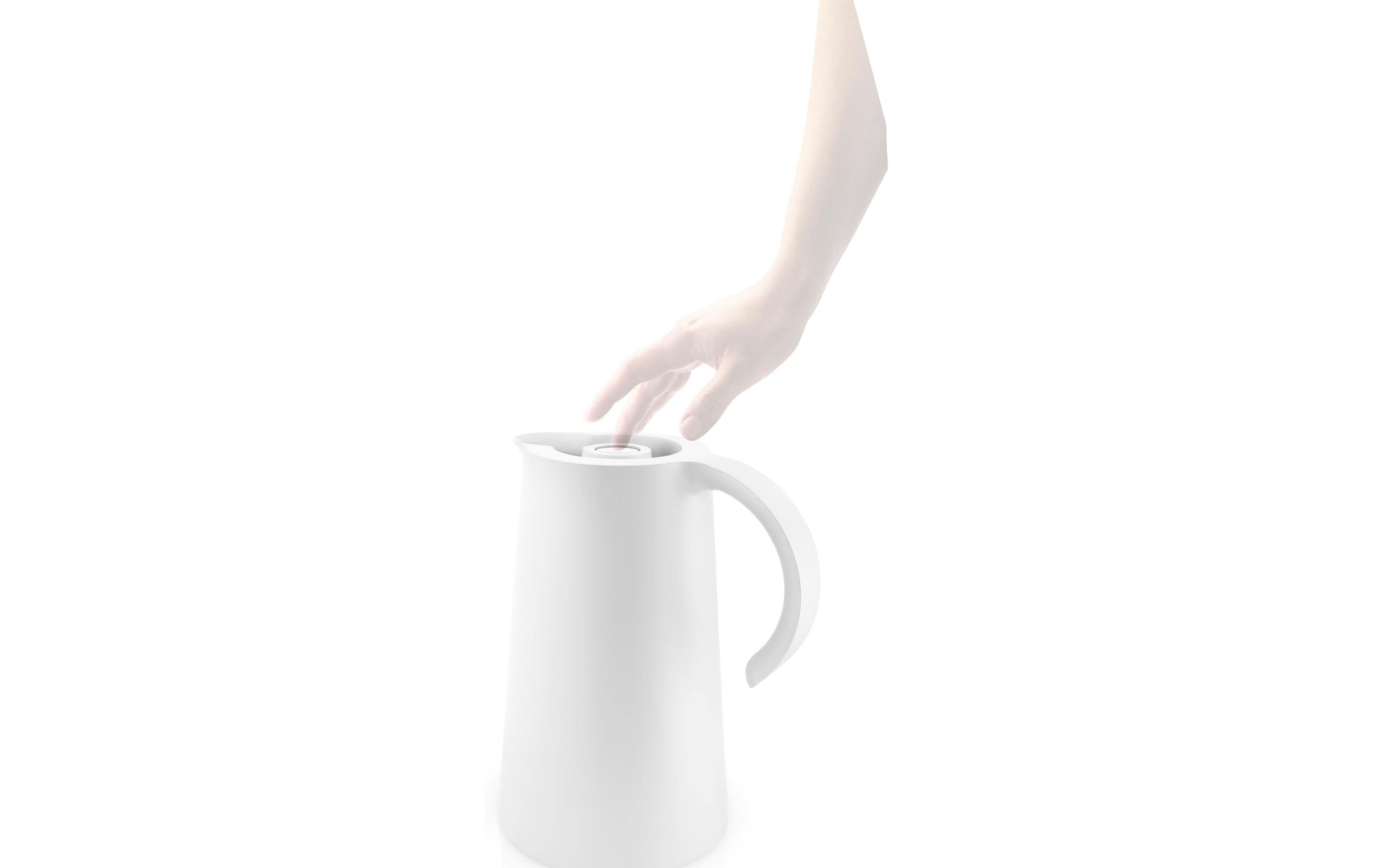 Thermoskanne Rise 1000 ml, WeissIsolierkanne