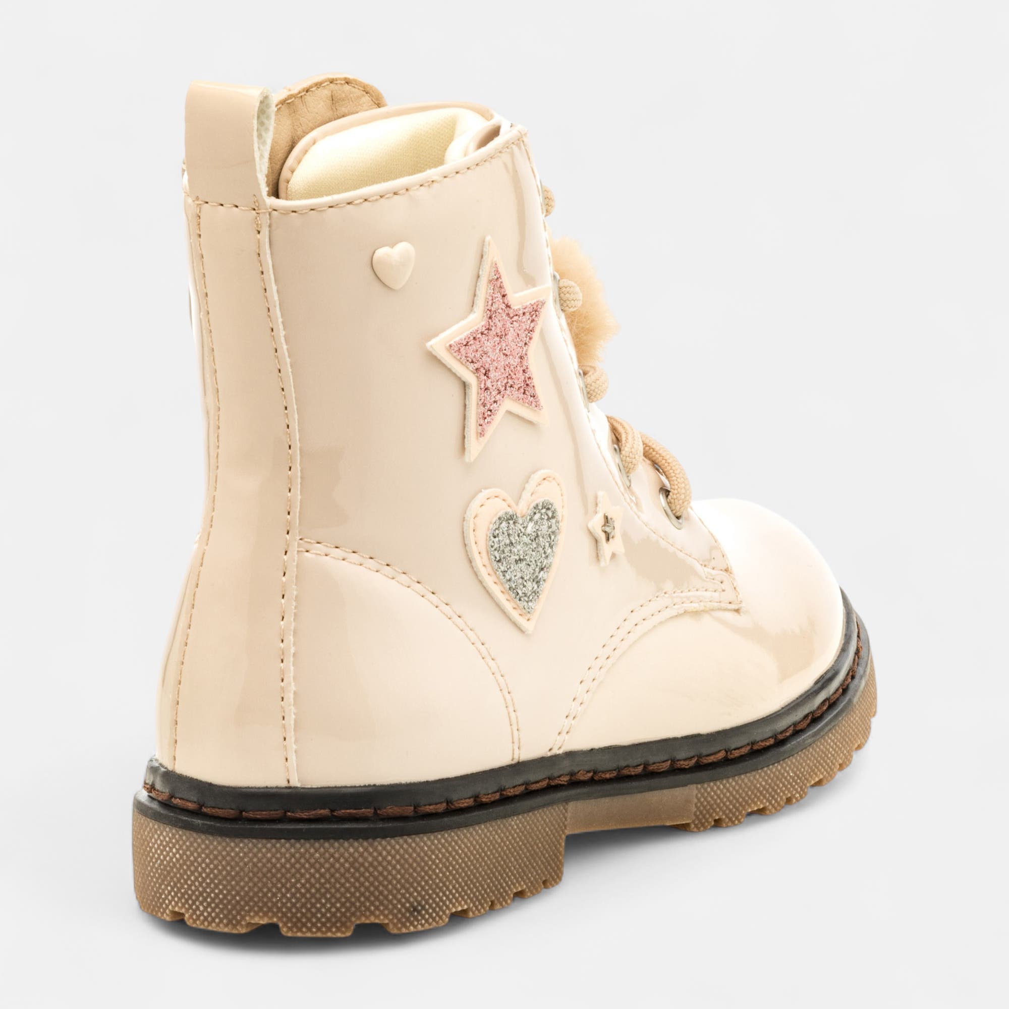Boots Fille beige
