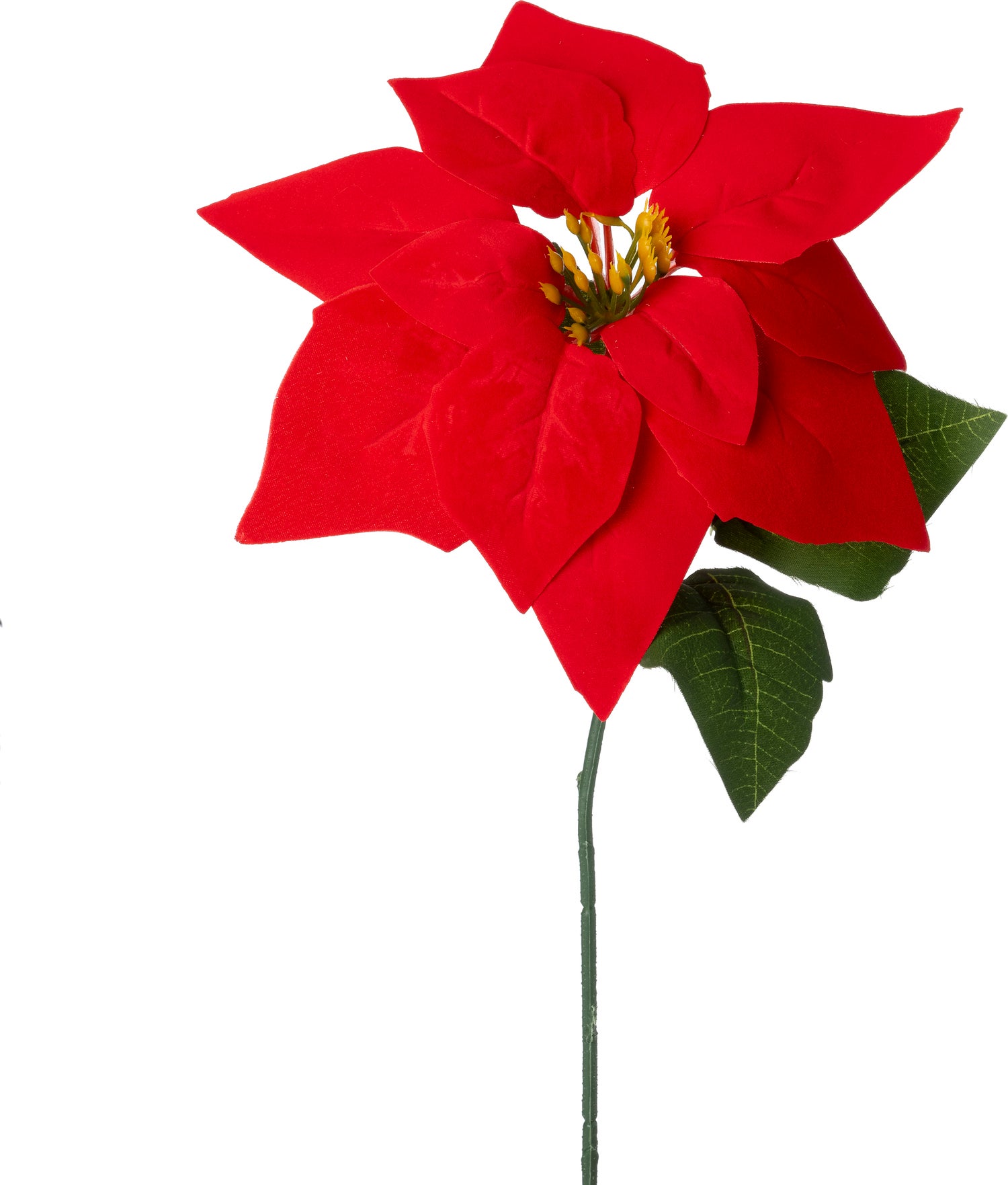 Intratuin kunstbloem Kerstster rood 20 cm