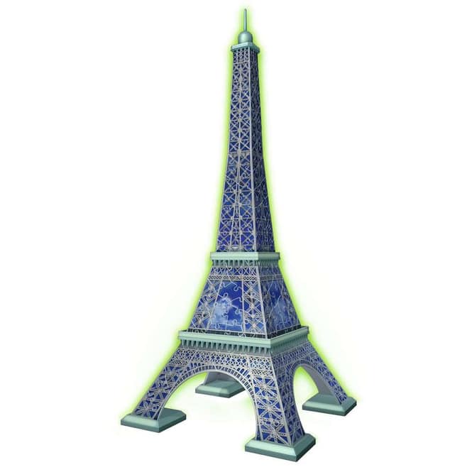 3D Puzzle - Eiffelturm - Glow in the dark Edition - 216 Teile - 50 Jahre Ravensburger
