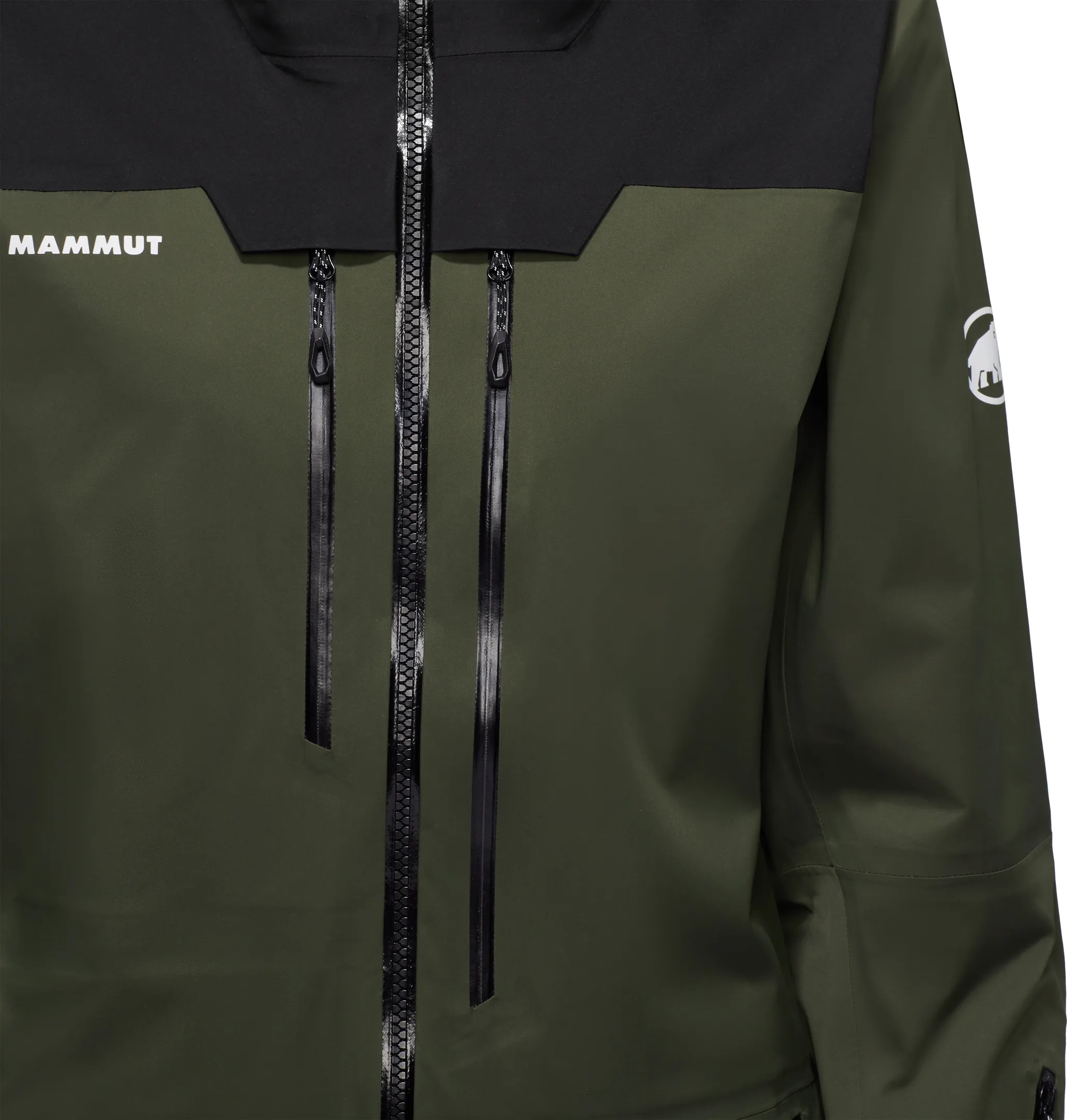 Mammut Women's Haldigrat Hardshell Hooded Jacket Dark Marsh-Black