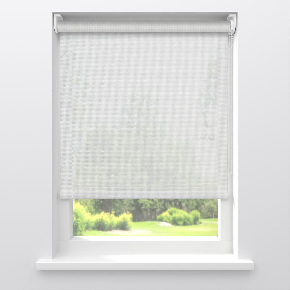 Rolgordijn Screen Seb Wit