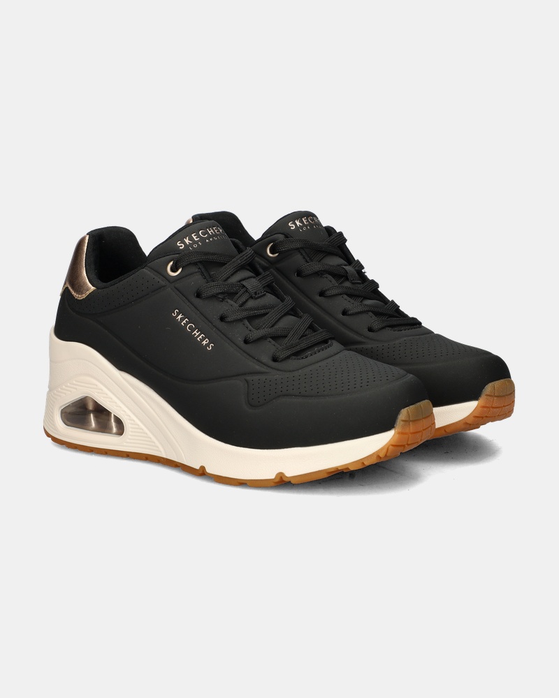Skechers Uno Wedge Lage sneakers  - zwart