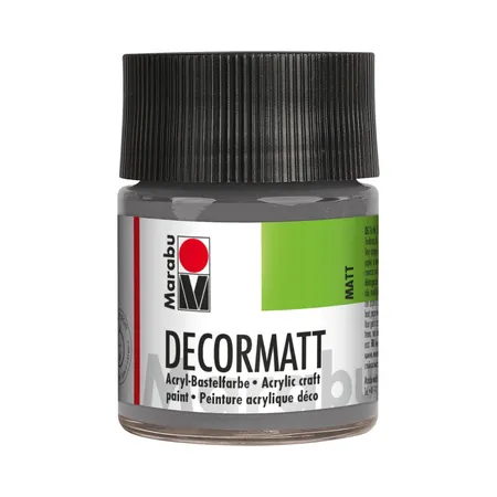 Marabu Decormatt Acryl, hellgrau, 50 ml