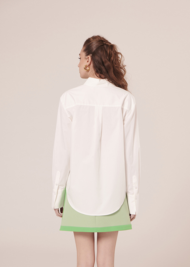 Chemise Clarenceblanche en popeline