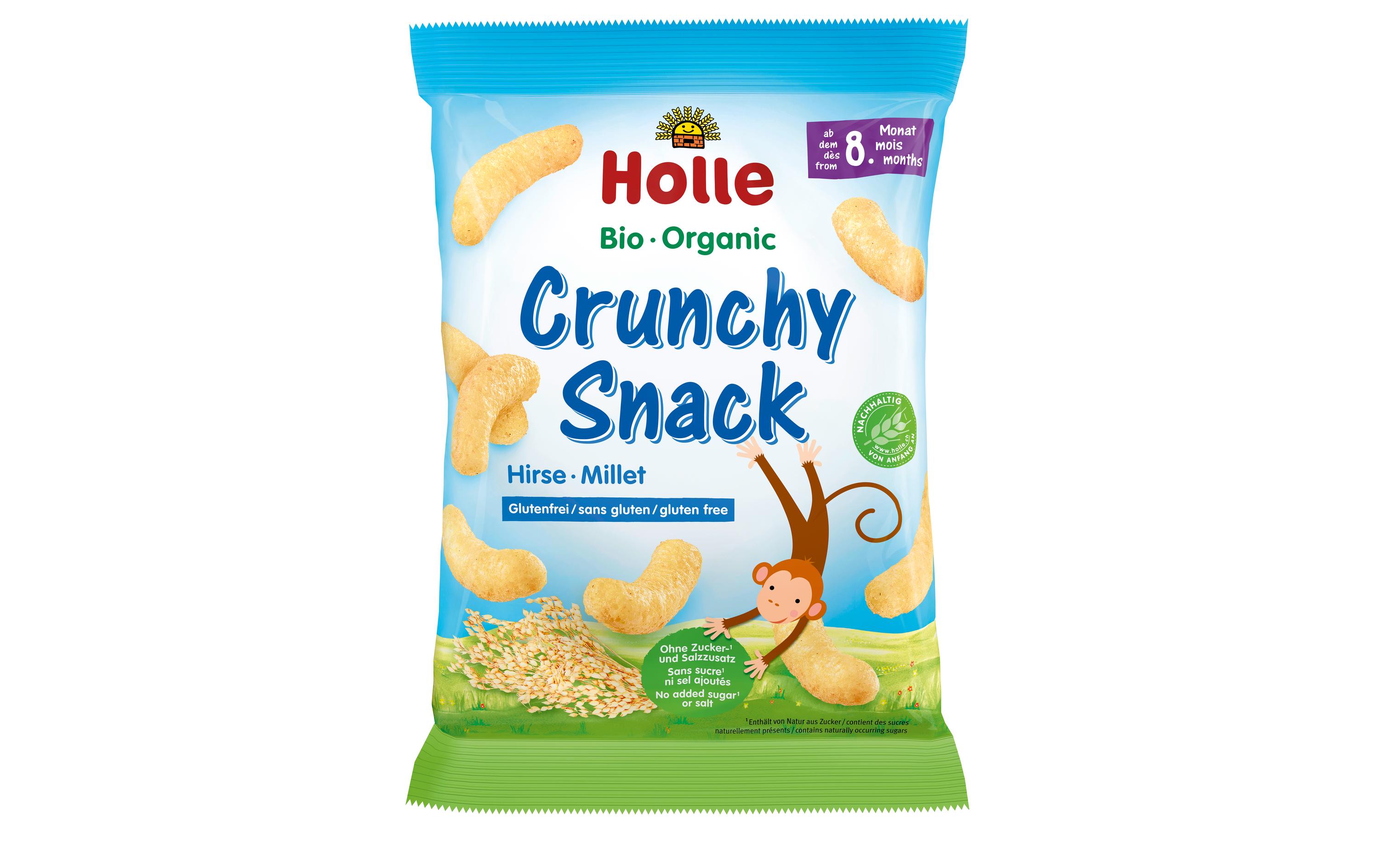 Knabberspass Bio-Crunchy Snack Hirse, 25gKindersnack Bio-Crunchy