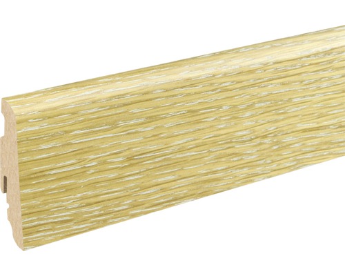 SKANDOR plint, gelakt eiken SU60L, 19 x 58 x 2400 mm