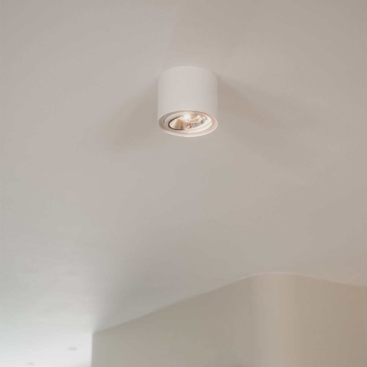Design opbouwspot wit GU10 111mm - Impact