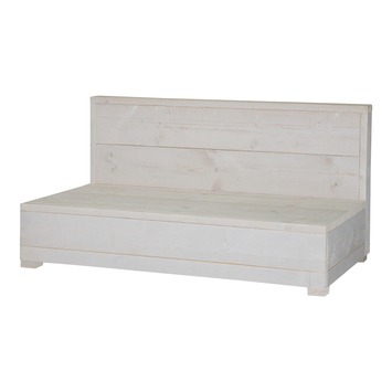 Tussenelement Hava 132 cm wit steigerhout