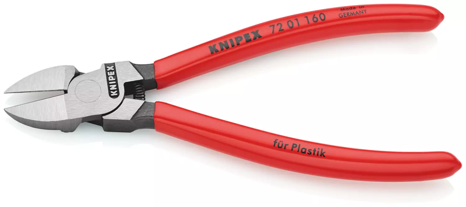 Knipex 7201160 Zijsnijtang voor kunststof - 160mm