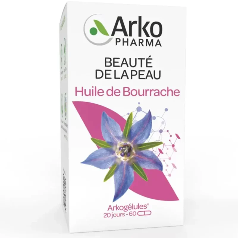 Arkogélules Beauté De La Peau Huile De Bourrache - Arkopharma - 60 Capsules