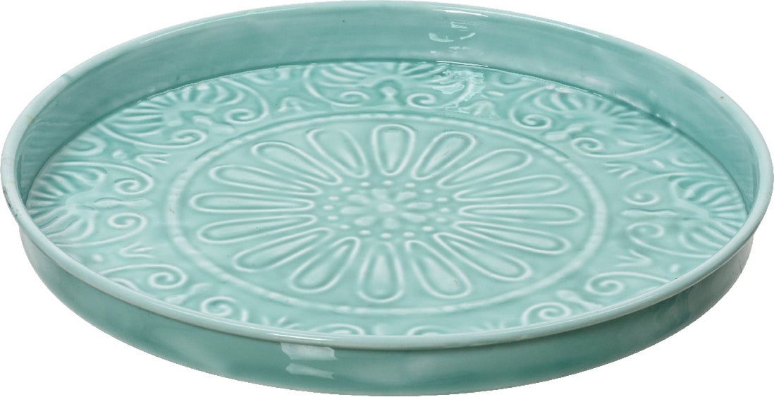Decoris decoratiebord Cura groen D 30 H 3 cm