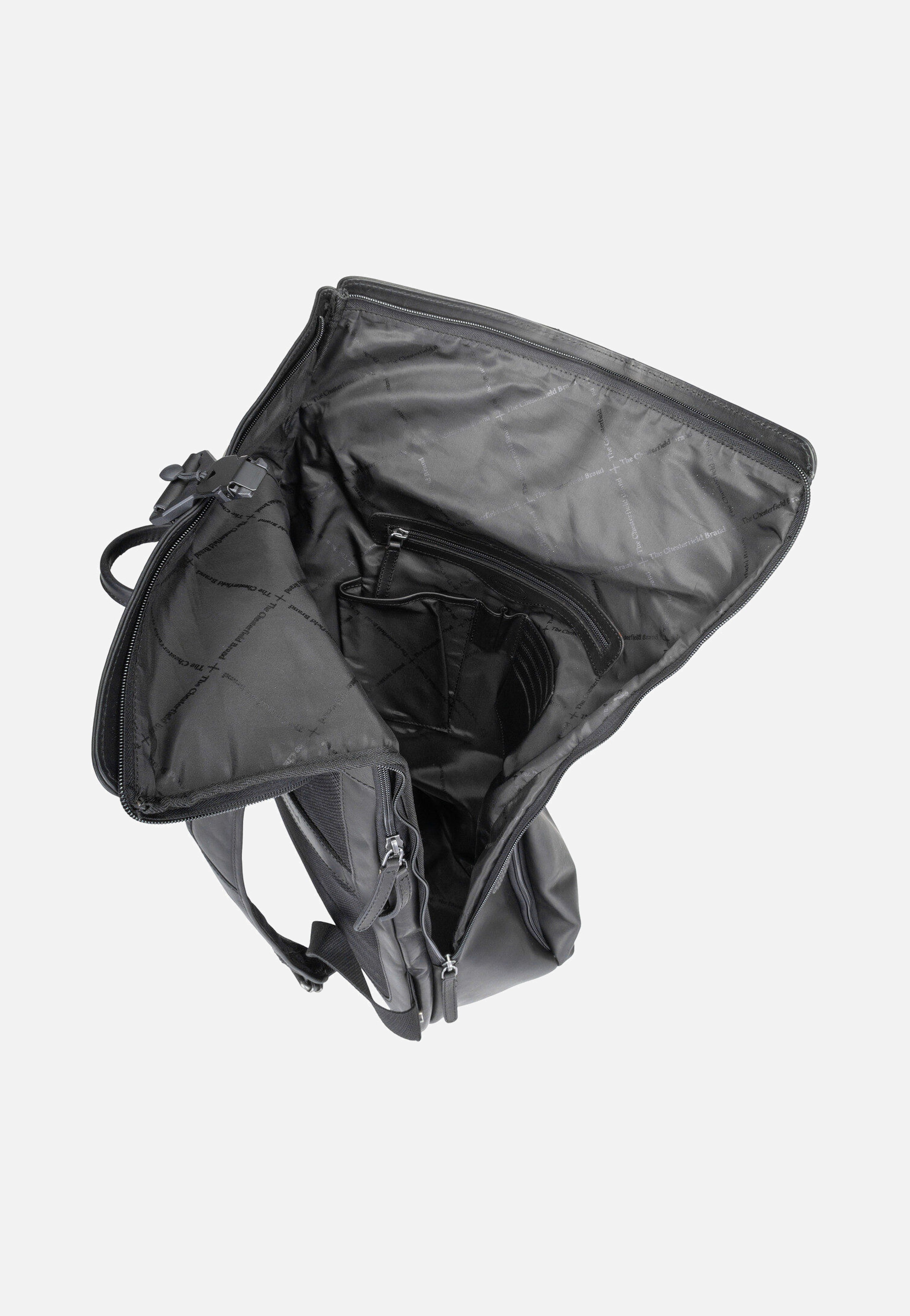 Savona 0322 Black - Rolltop Rucksack