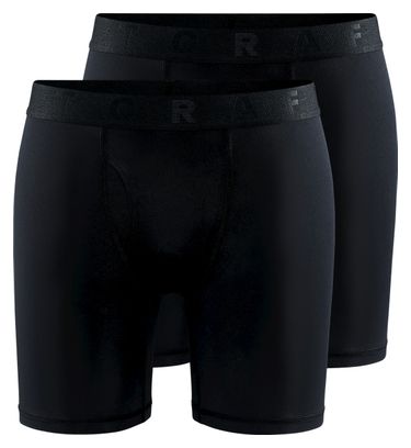 Pack de 2 Boxers Craft Core Dry 6in Noir