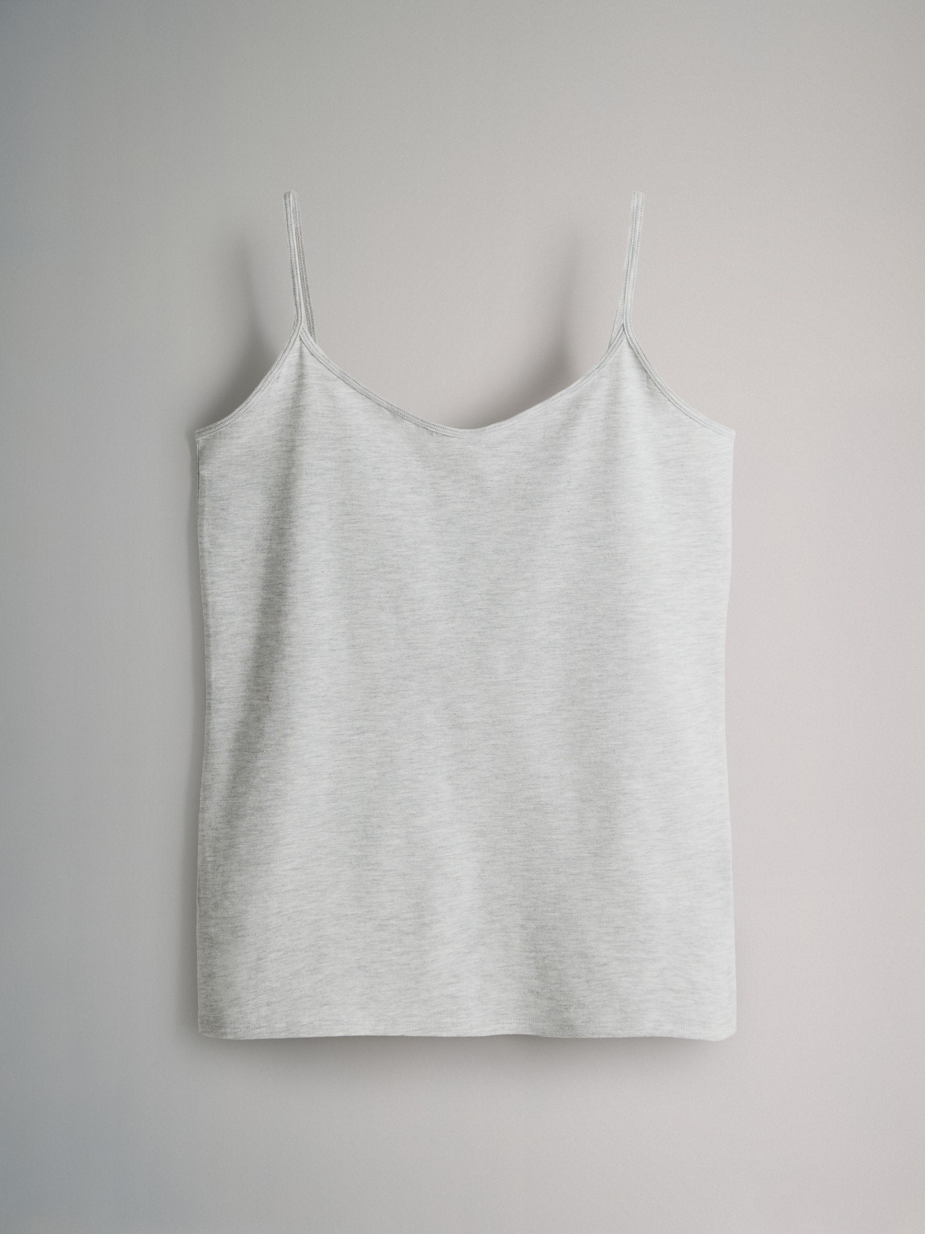 Zwart/grijs/Strepen/lichtgrijs gemêleerd/Wit - The Set 5 pakken dunne bandvest Tops
