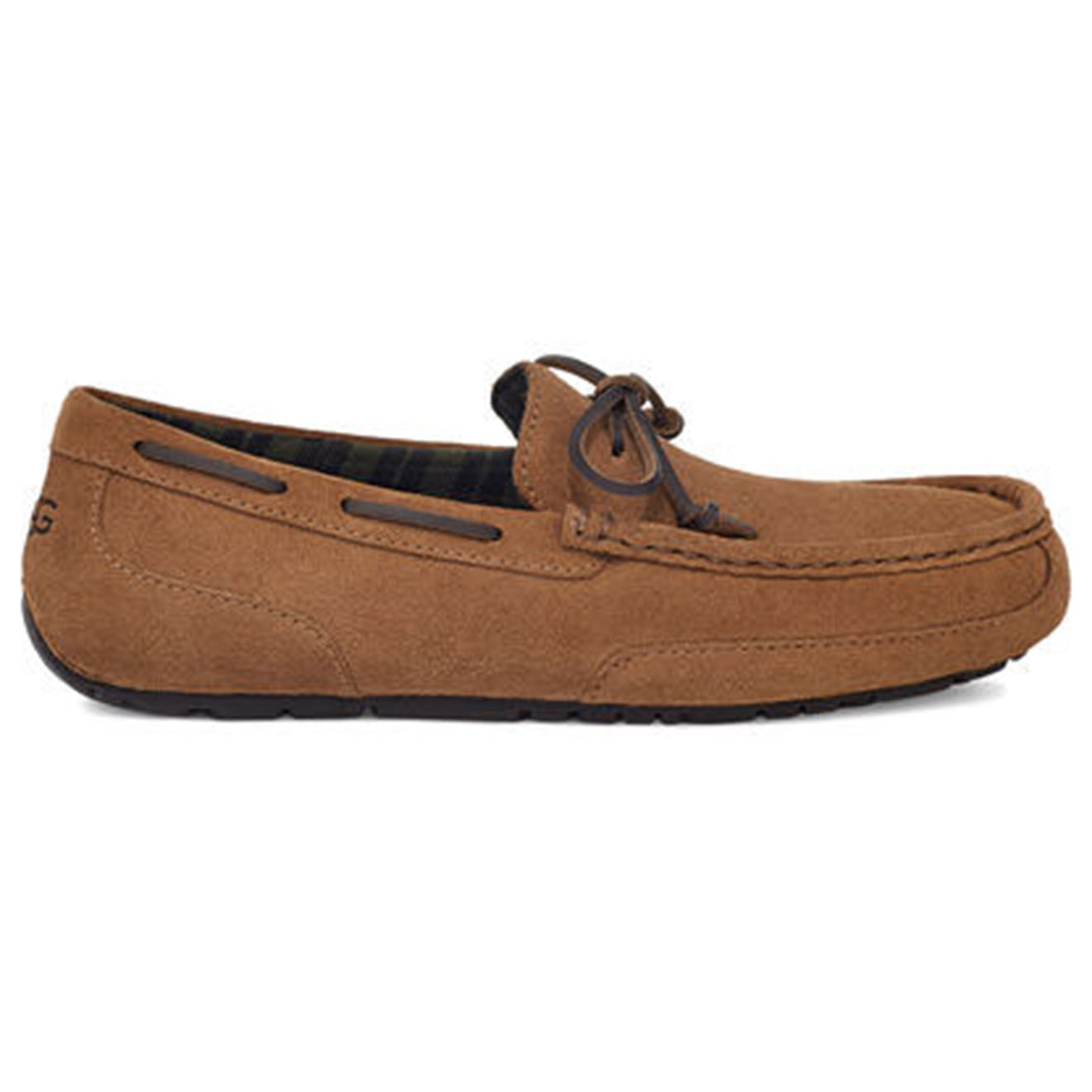 Ugg Mocassins chester en Velours de Cuir Chester Plaid camel