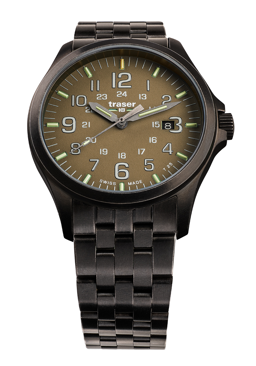 Traser P67 Officer Pro Gunmetal Braun 108738