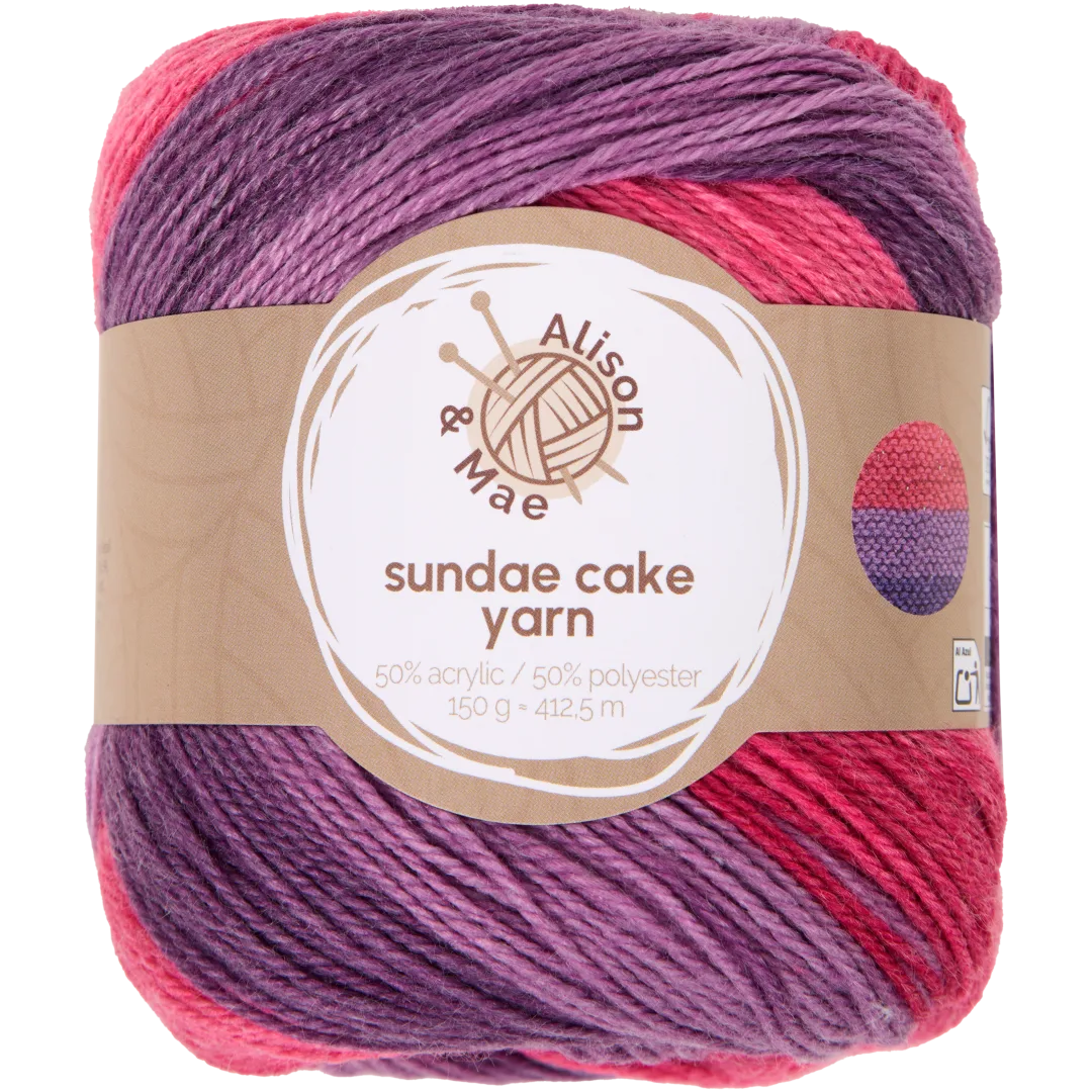 Alison & Mae sundae cake garen 150 gram | diverse kleuren
