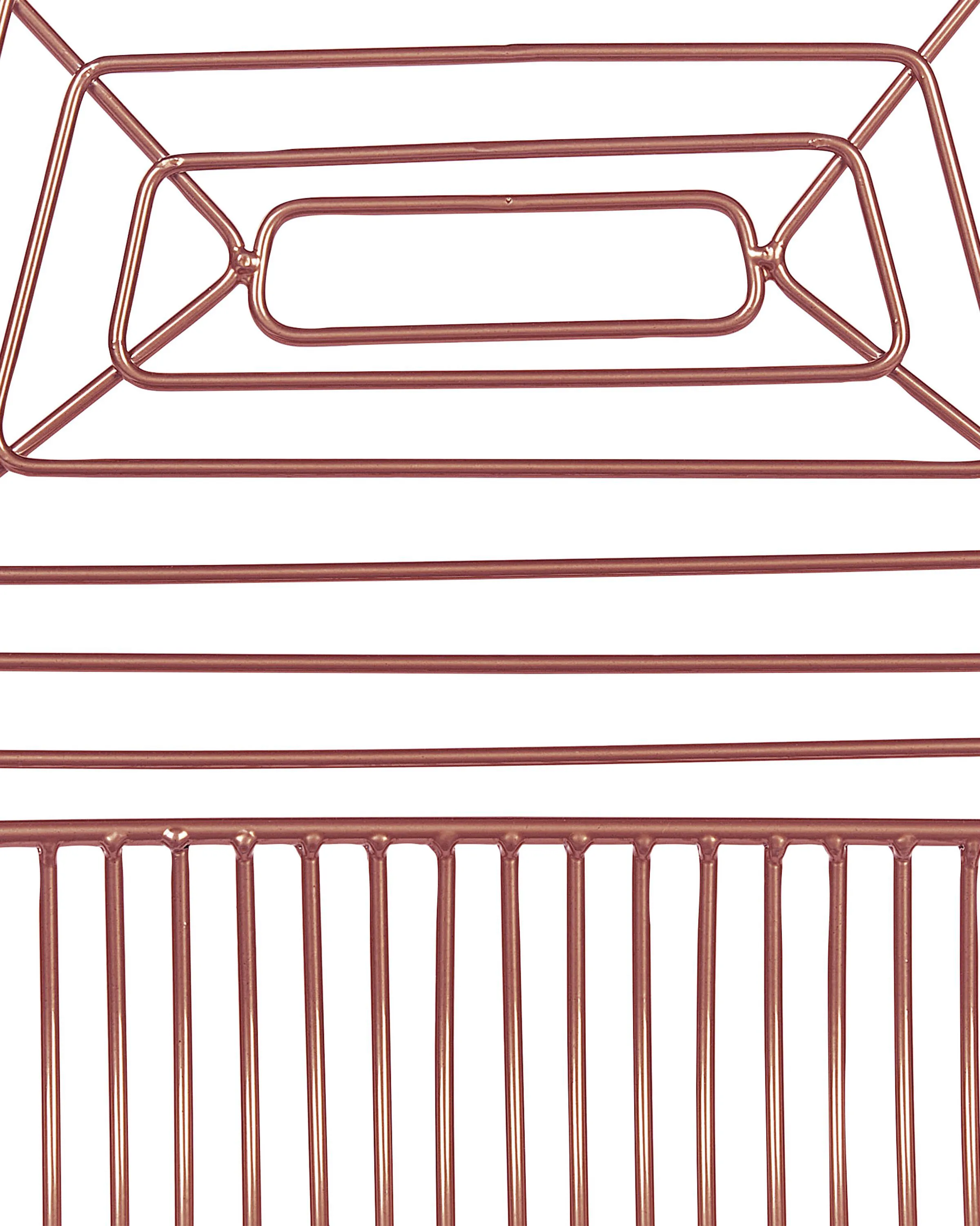 Set van 2 eetkamerstoelen BEATTY Metaal Roségoud