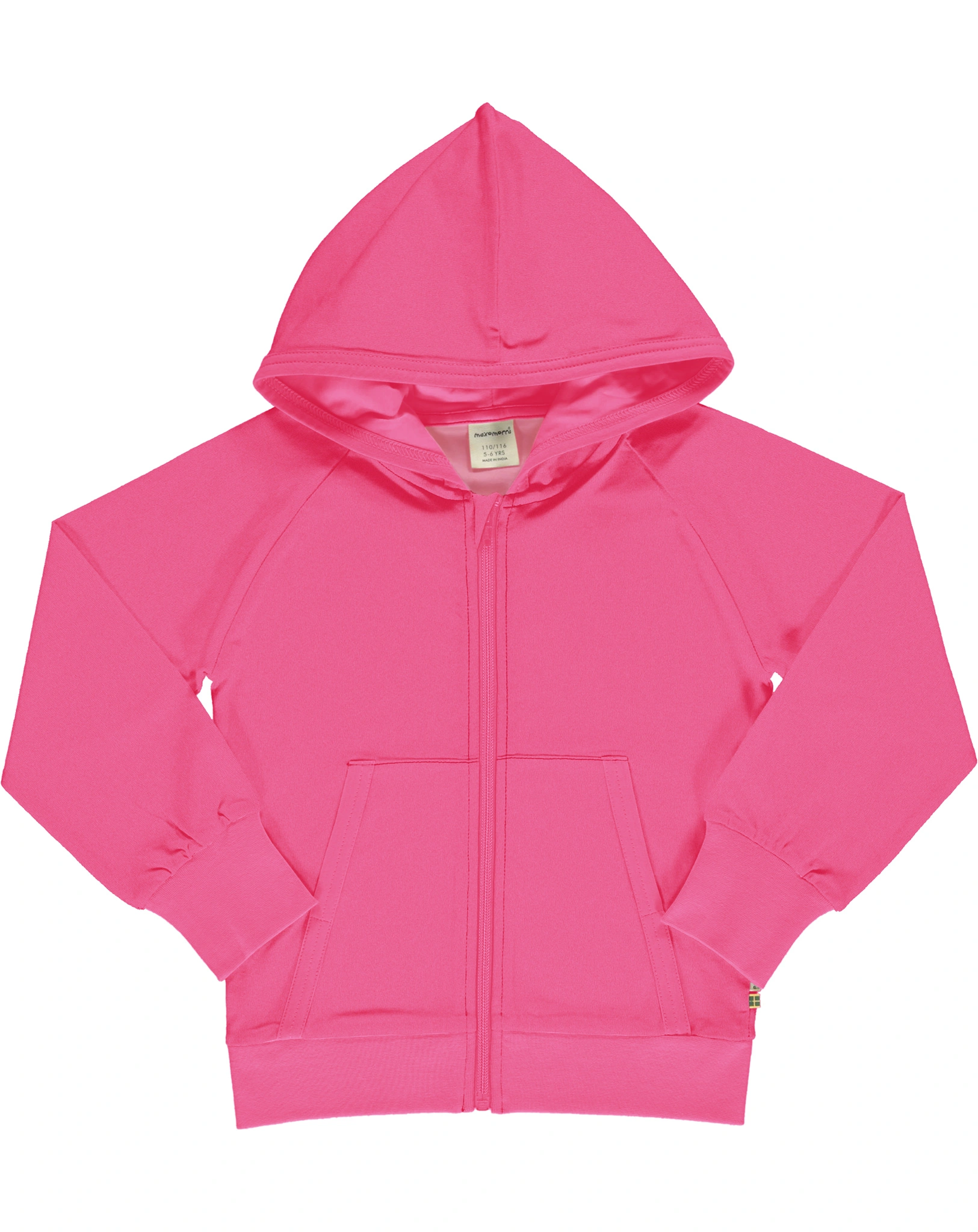 Kapuzen-Sweatjacke SOLID in azalea