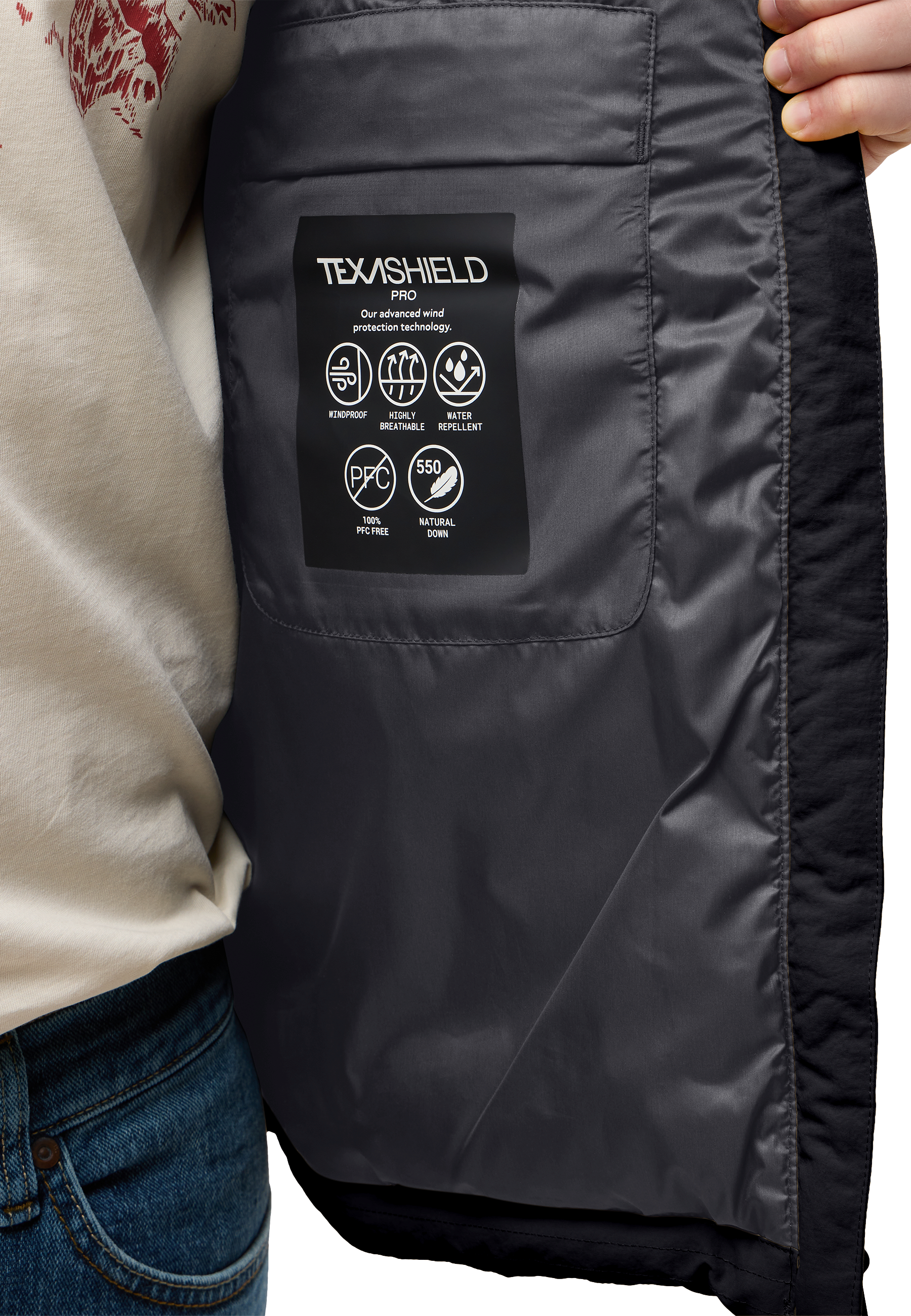 Jack Wolfskin Daunenjacke »NORDLICHT JACKET« Wärmend, winddicht, Daunenjacke