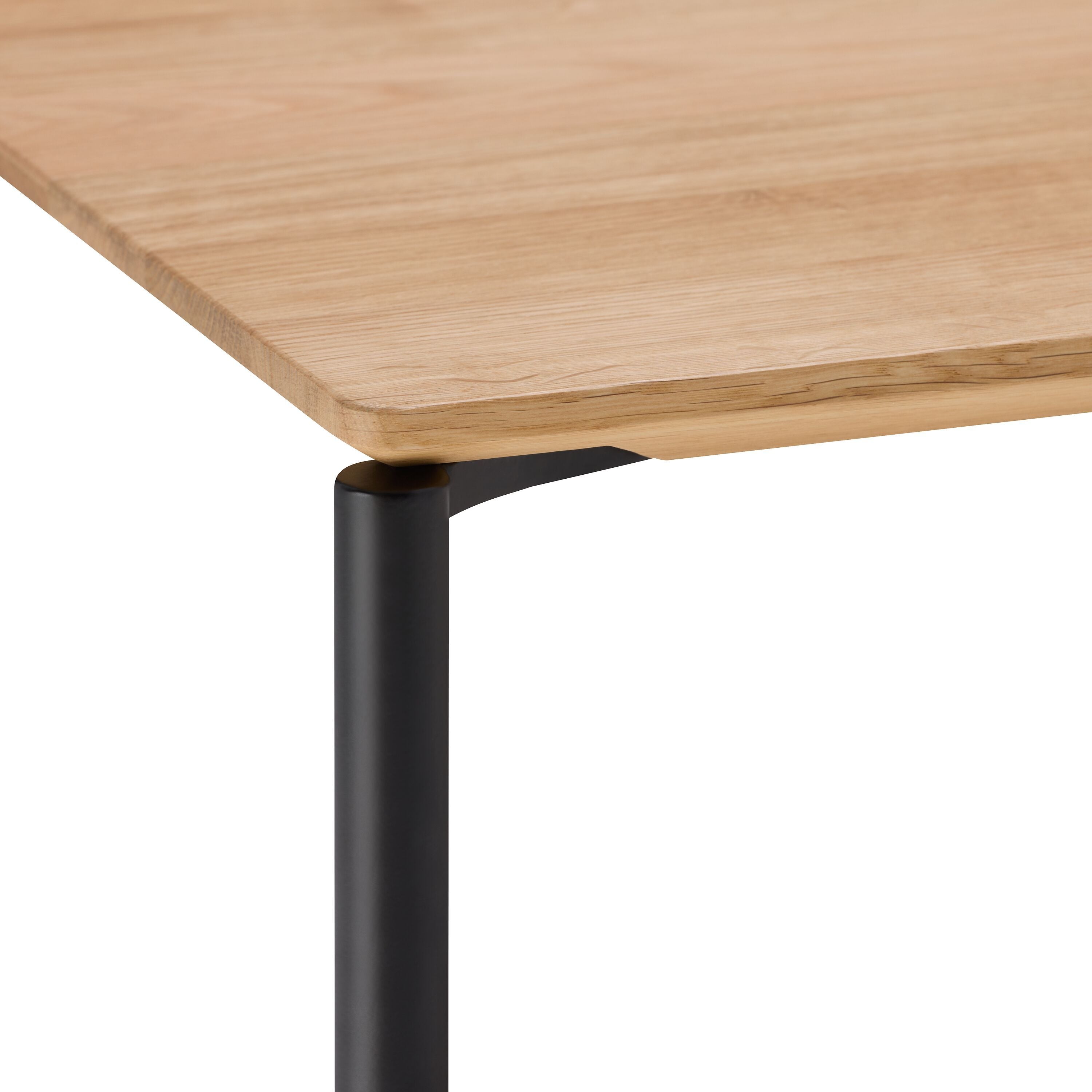 BAO Salontisch - Eiche massiv / schwarz / B: 90.0 cm x T: 90.0 cm x H: 40.0 cm