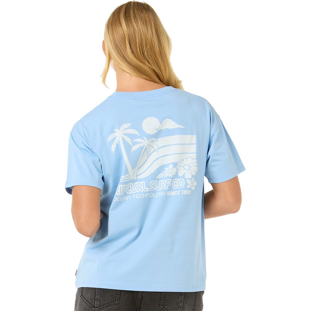 Rip Curl Ocean Tech Relaxed T-Shirt Damen mid blue