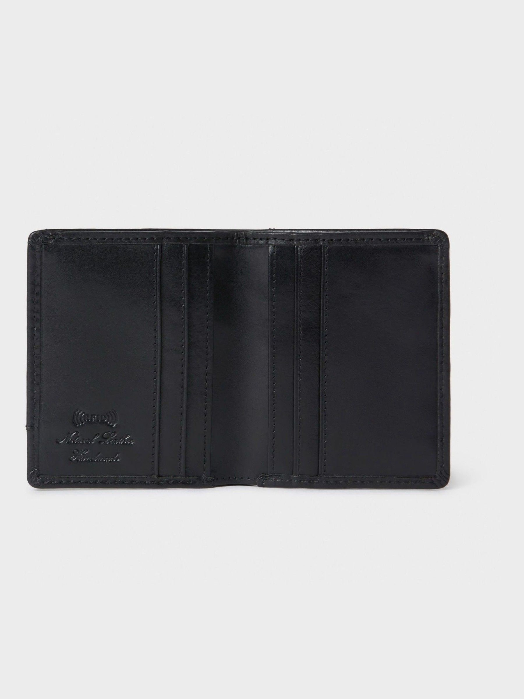 Zwart - Osprey London The London Leather Small Billfold Card Holder