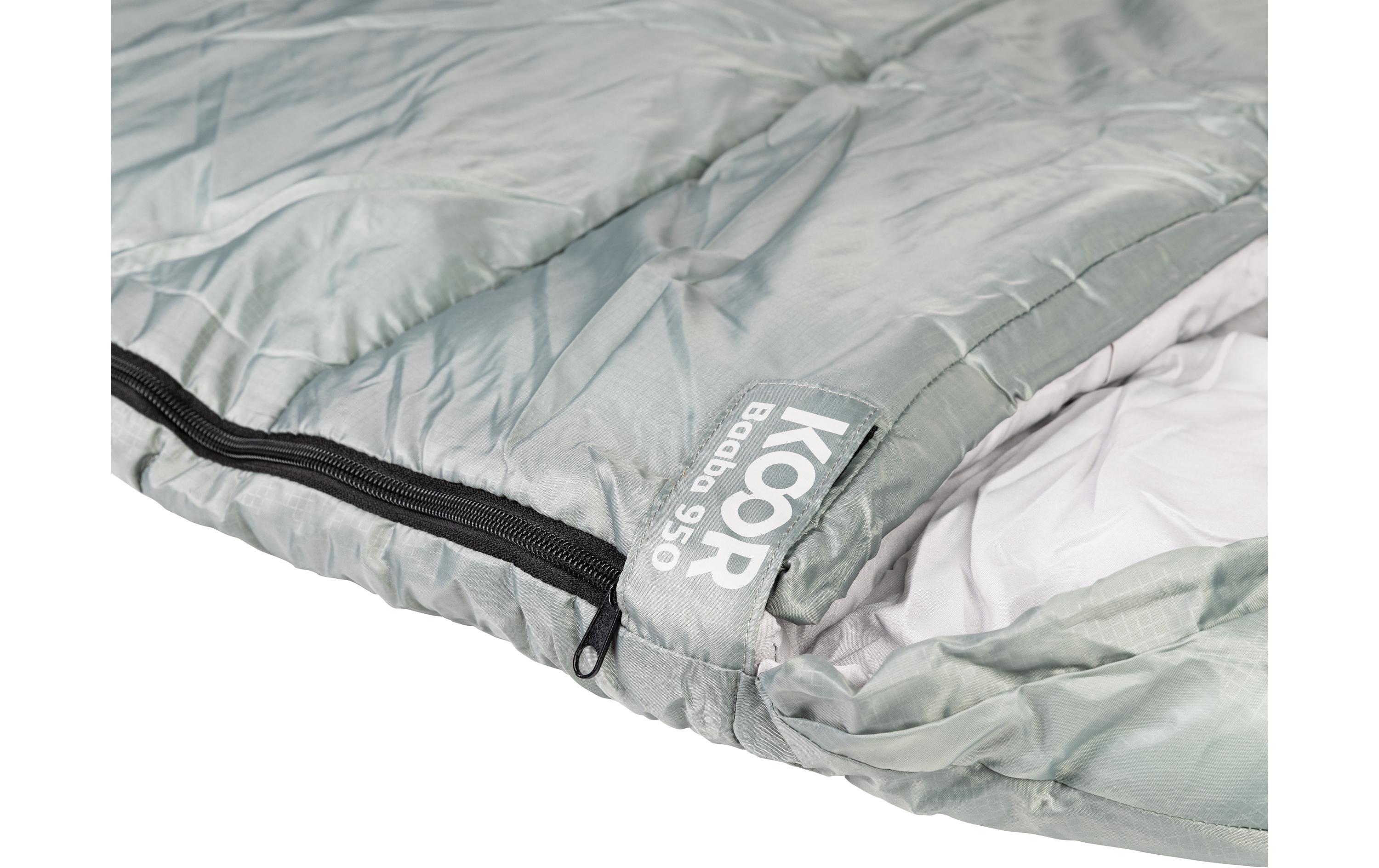 Schlafsack Baaba 950 Grau 80 x 220 cmWarmer und bequemer Mumienschlafsack
