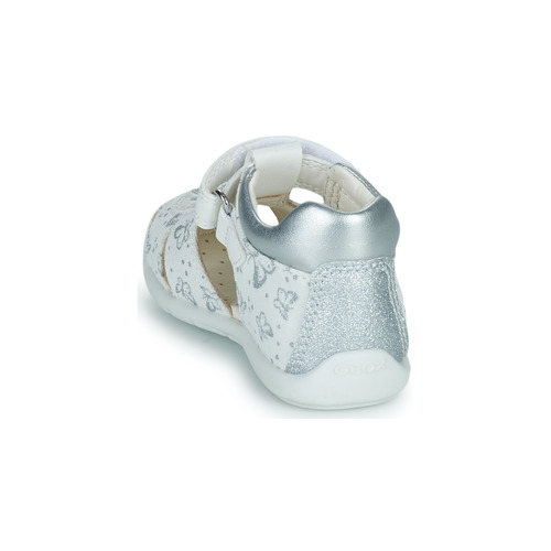Geox - B ELTHAN GIRL C - Blanc / Argenté