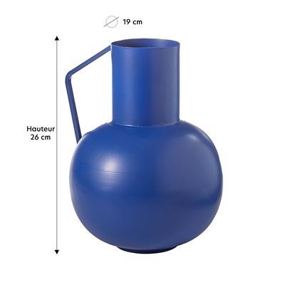 Vase contemporain en métal