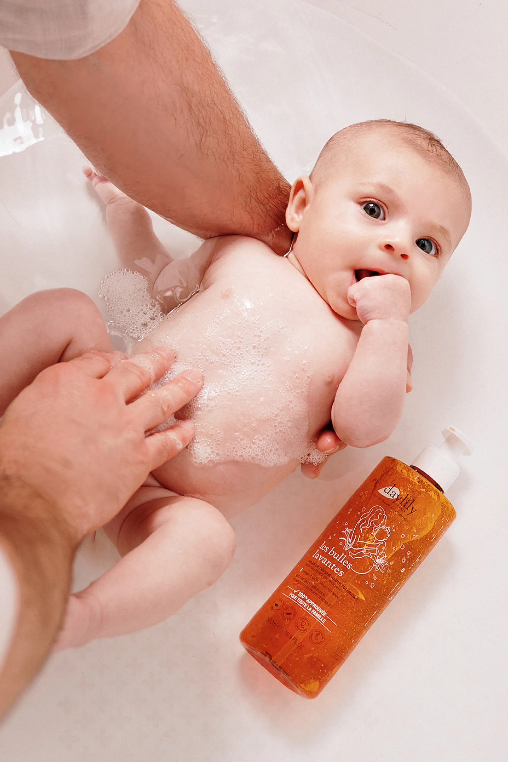 Daylily Paris Gelée de douche bébé et femme enceinte Les Bulles Lavantes-500 ml