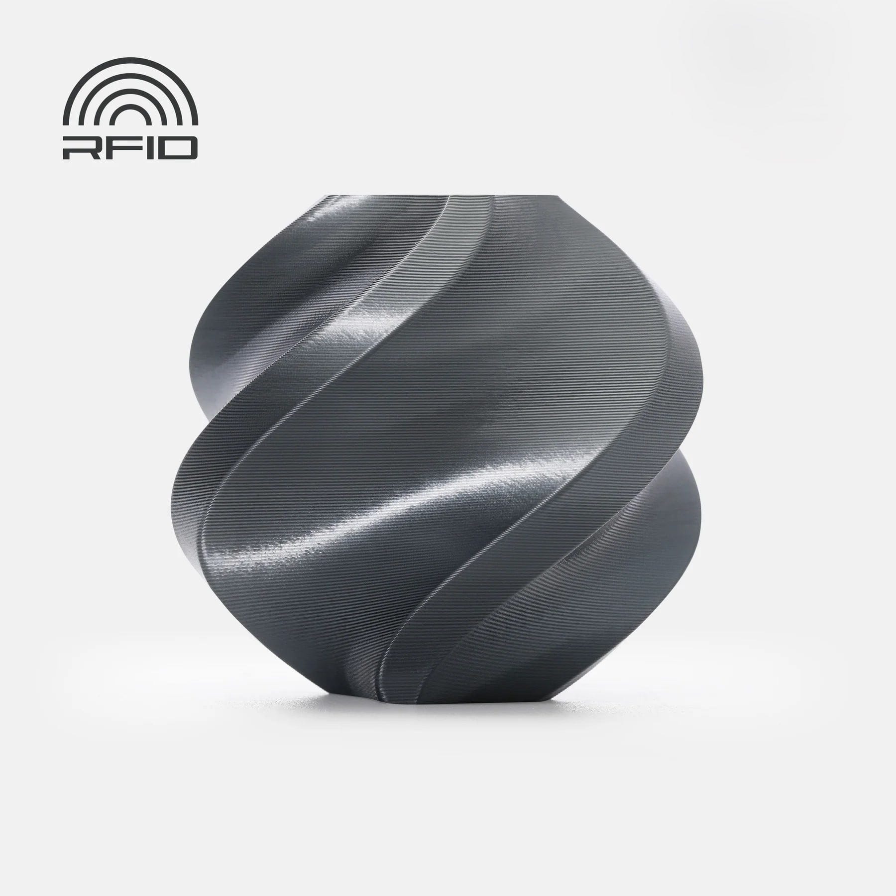 Bambu Lab  PLA Silk+ Titan Gray, Spule (1.000 g)    Seidenglanz in Titan Gray