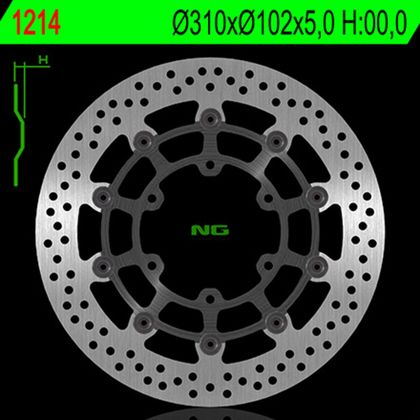 Disque de frein Rond NG flottant