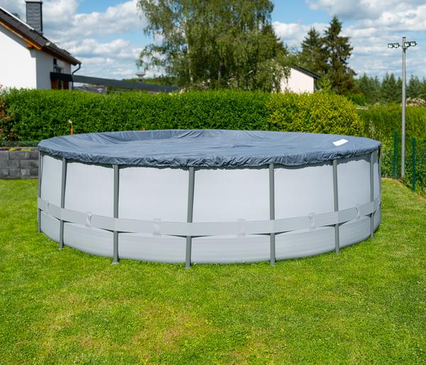 Summer Waves Frame Pool, anthrazit, rund
