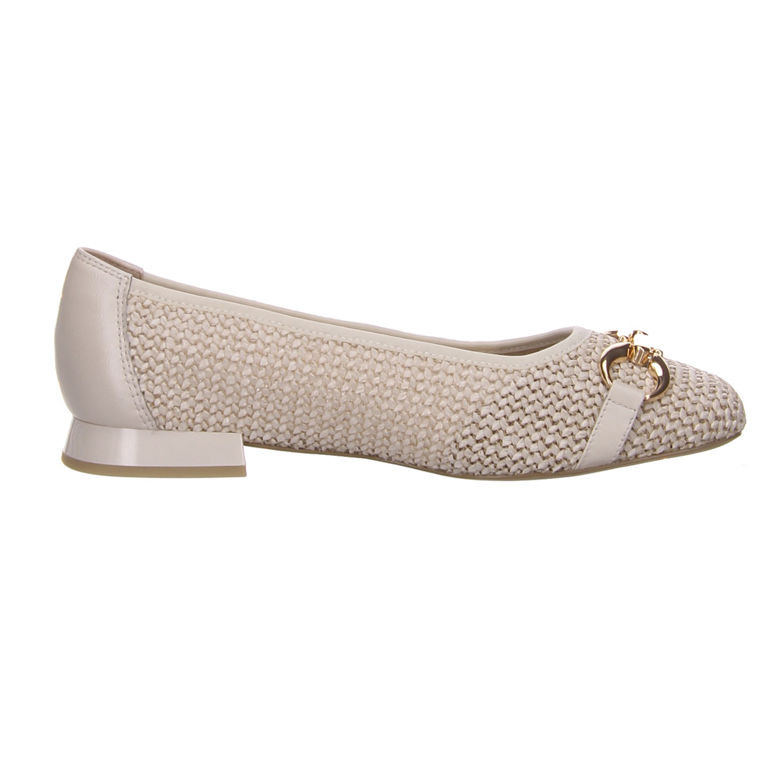 Caprice Ballerina offwhite weiss/weiss kombi