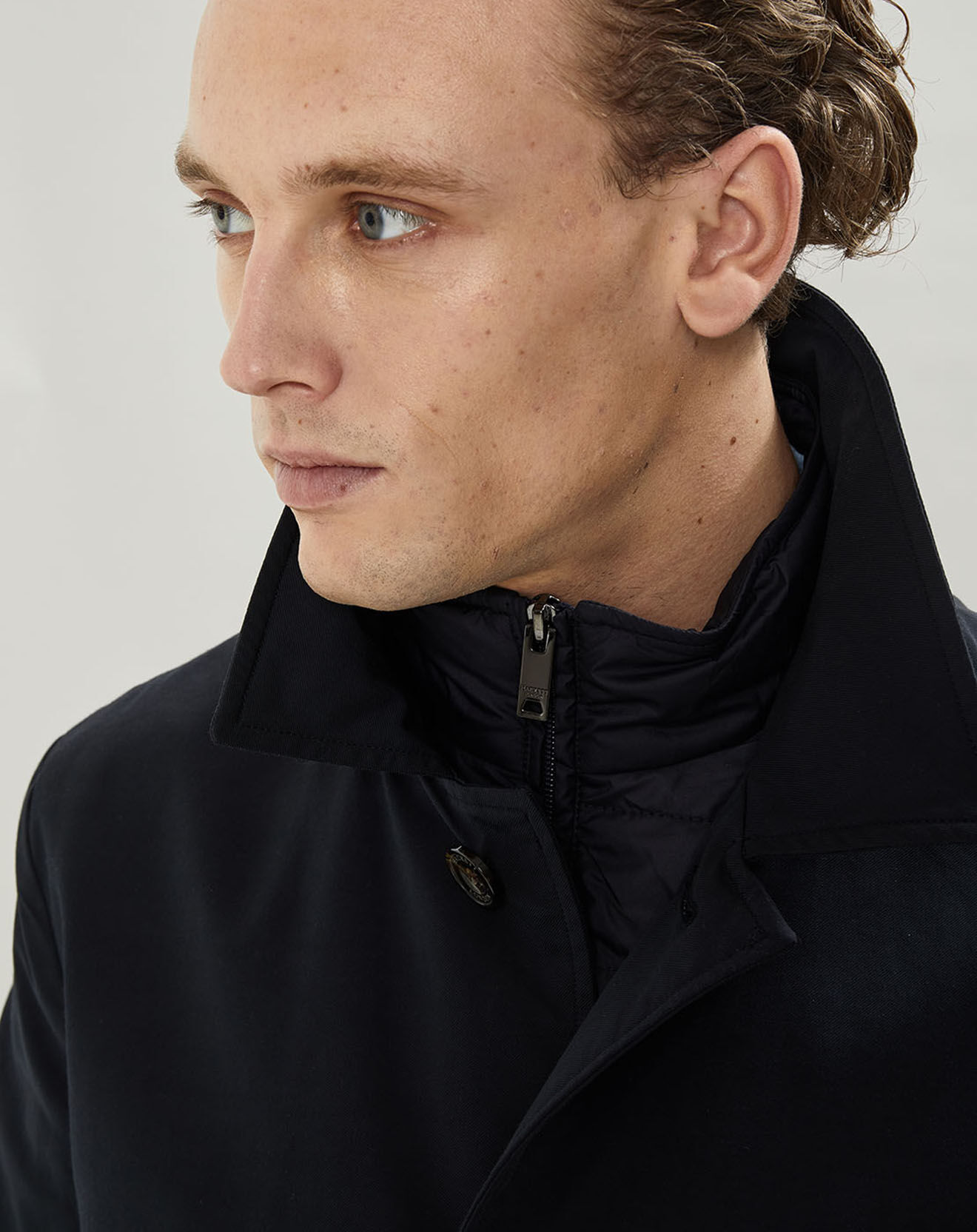 Hackett London Imperméable Membrane bleu marine