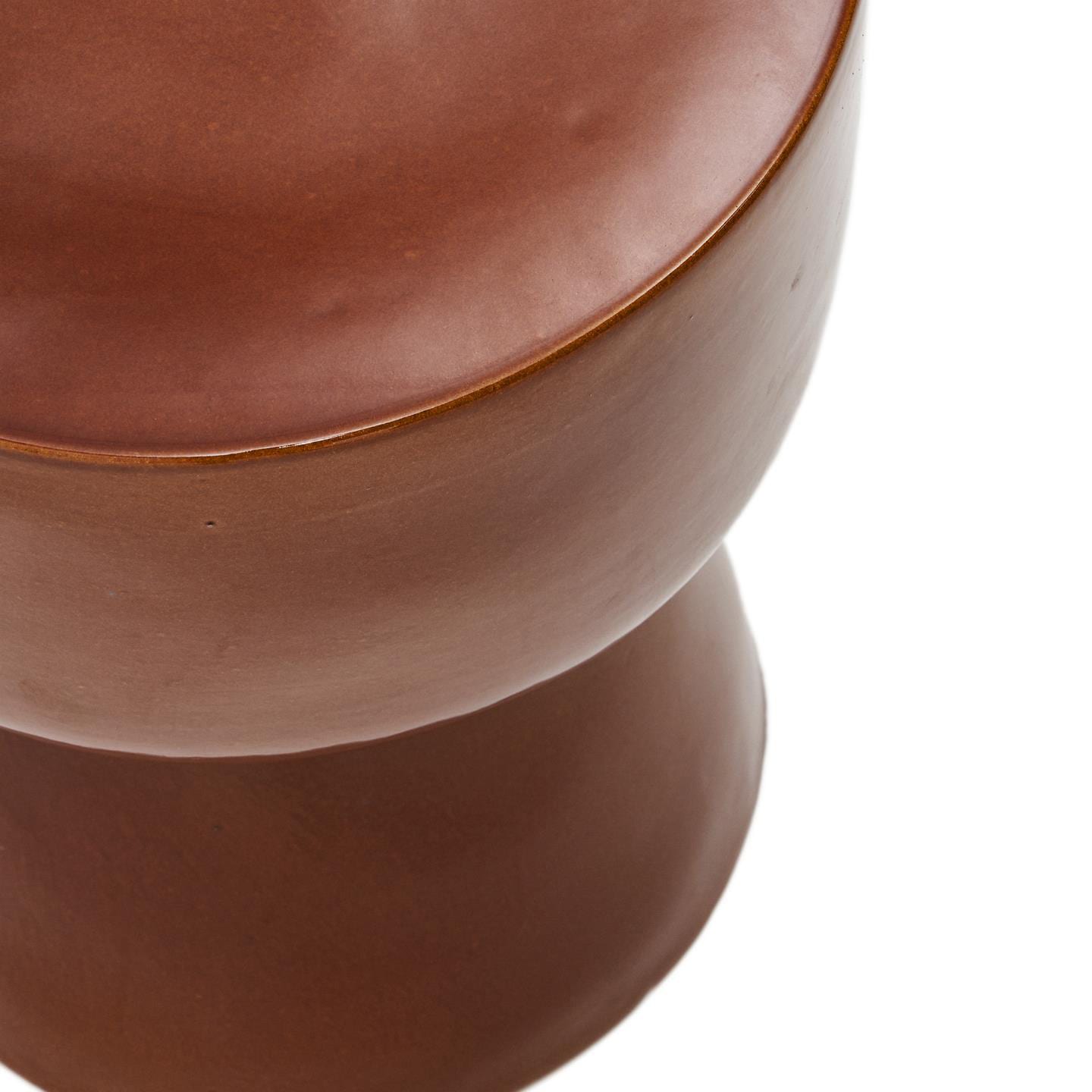 Kave Home Garten-Beistelltlsch MESQUIDA 36 cm terrakotta
