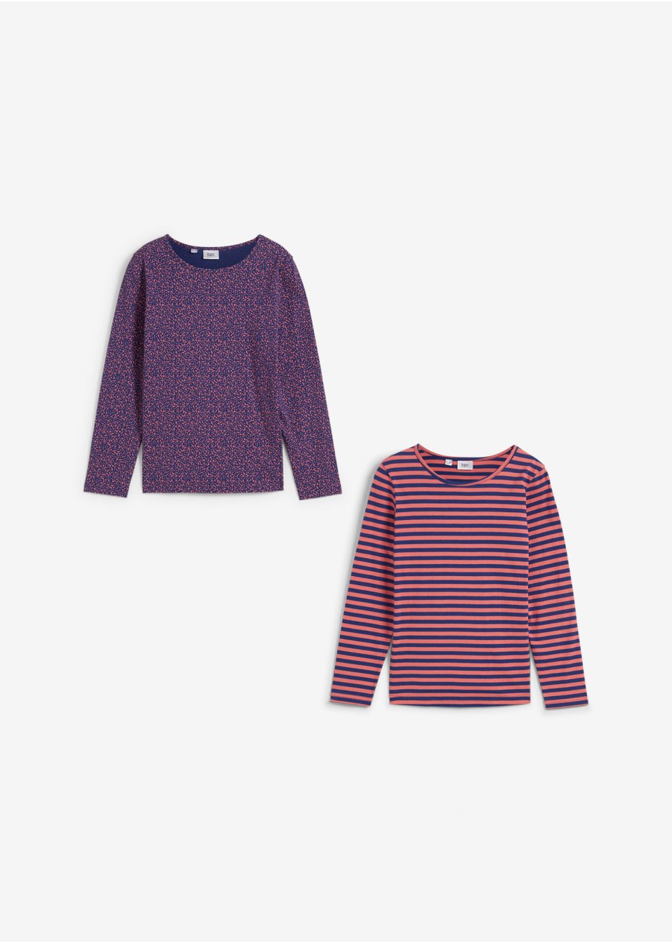 Lot de 2 T-shirts fille à manches longues
