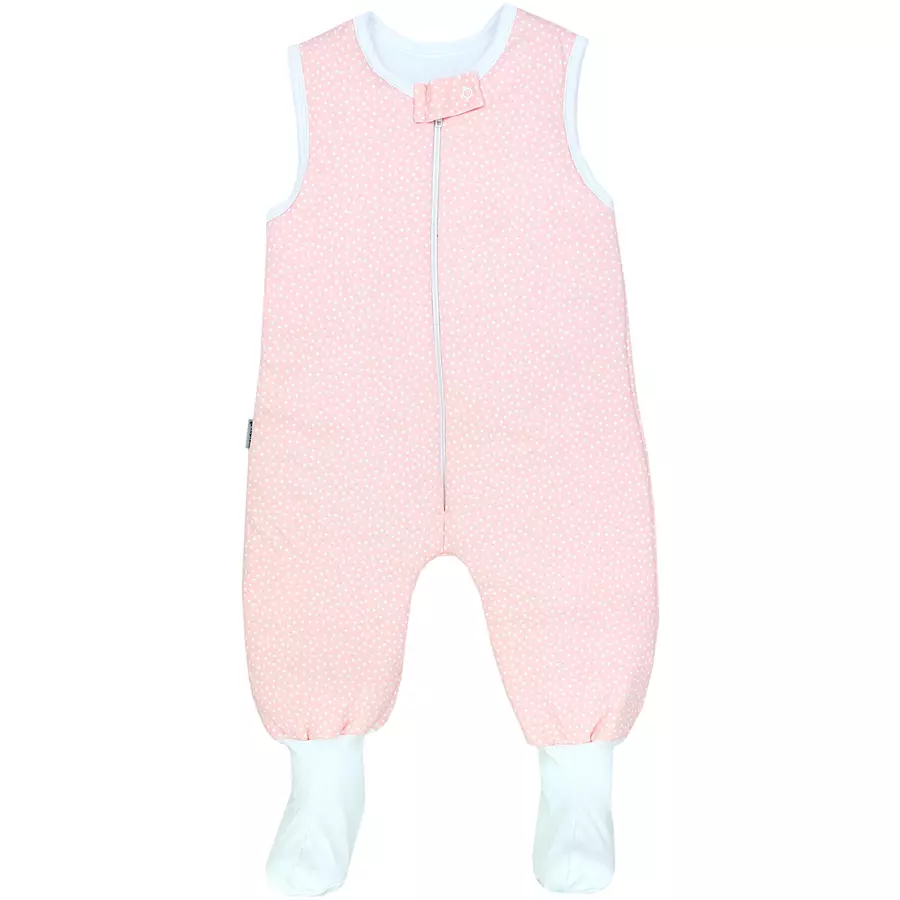 TupTam Baby Winter Schlafsack mit Beinen und Füßen altrosa