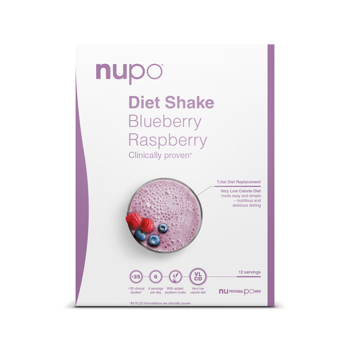 Nupo Diet Shake Blueberry Raspberry
