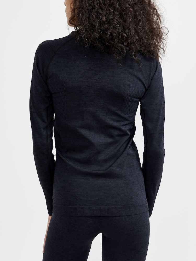 Craft Core Dry Active Dame Baselayer med lange ærmer Sort