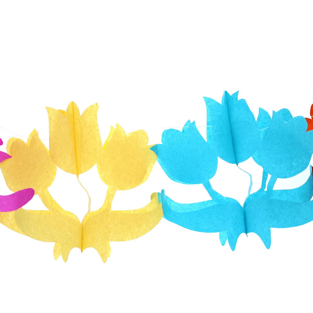 Guirlande en papier tulipes Le petit Souk