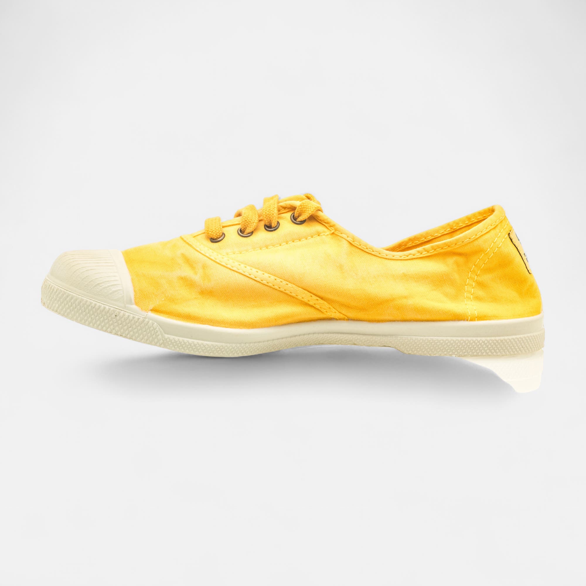 Baskets en toile Femme jaune